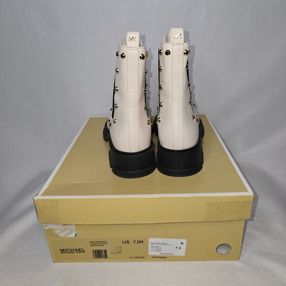 Michael Michael Kors Ridley Gore Bootie in Light Cream, Women's Size 7.5M, NIB - Picture 5 of 7